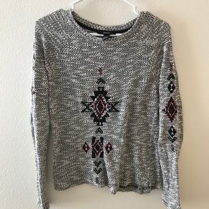 Forever 21 Tribal Patterned Sweater